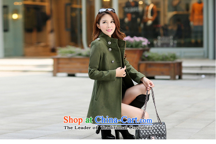 2015 Autumn and winter coats new thick? female Korean double-collar in long-sleeved jacket is long hair and Color M image 561, prices, brand platters! The elections are supplied in the national character of distribution, so action, buy now enjoy more preferential! As soon as possible.