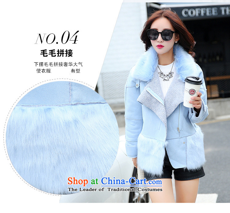 Weiwei Chen No. 2015 winter clothing new Korean version thin hair collar short of the amount so thick fur coat coats women 9802 Cream XL Photo, prices, brand platters! The elections are supplied in the national character of distribution, so action, buy now enjoy more preferential! As soon as possible.