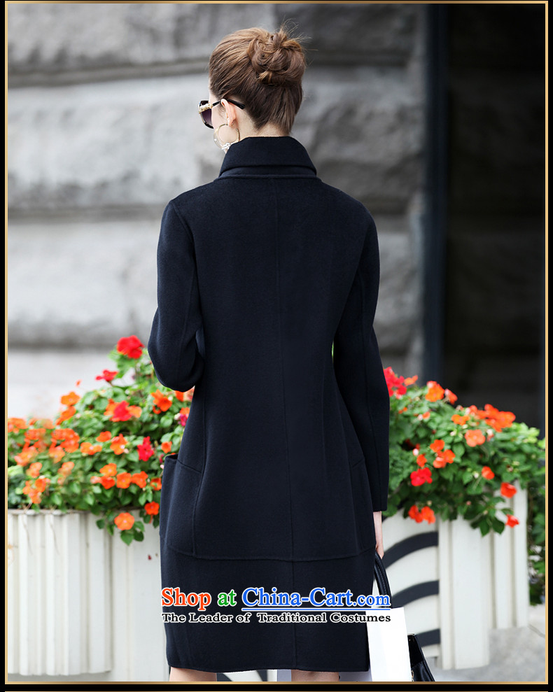 Lin Carlyle 2015 winter new Korean Pure Wool double-sided coats of Sau San Tong manually long wool coat LM6772 VIOLET XL(120-130?) pictures, price burden, brand platters! The elections are supplied in the national character of distribution, so action, buy now enjoy more preferential! As soon as possible.