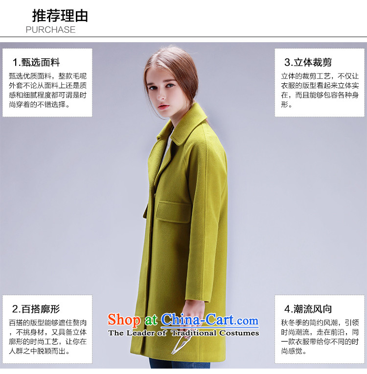 8Pak 2015 autumn and winter coats Korean version of a suit for direct barrel. Long loose hair?? shirts Western female jacket, purple L picture, prices, brand platters! The elections are supplied in the national character of distribution, so action, buy now enjoy more preferential! As soon as possible.