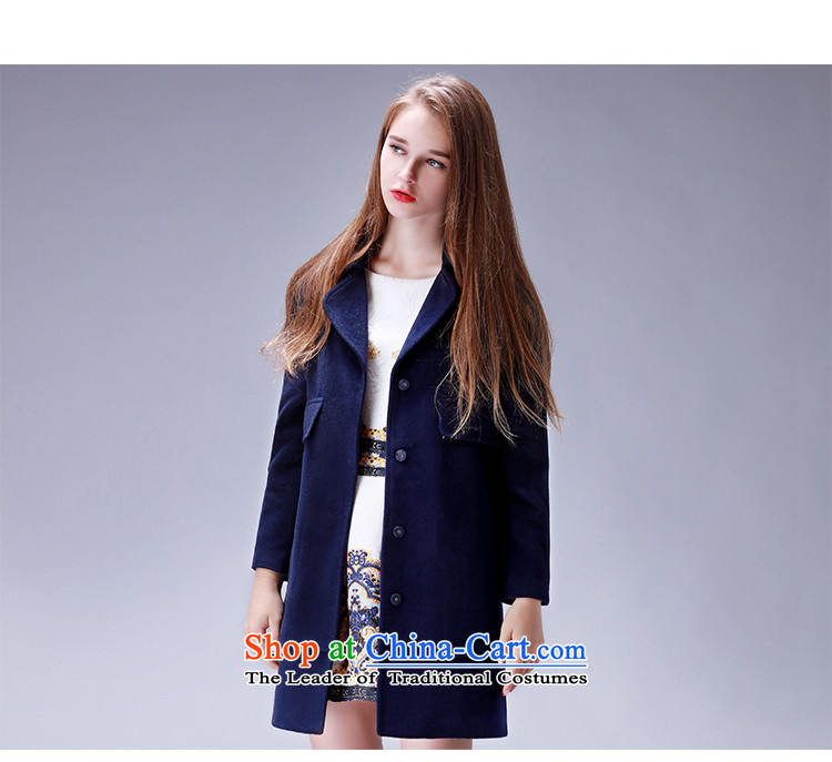 8Pak 2015 autumn and winter coats Korean version of a suit for direct barrel. Long loose hair?? shirts Western female jacket, purple L picture, prices, brand platters! The elections are supplied in the national character of distribution, so action, buy now enjoy more preferential! As soon as possible.