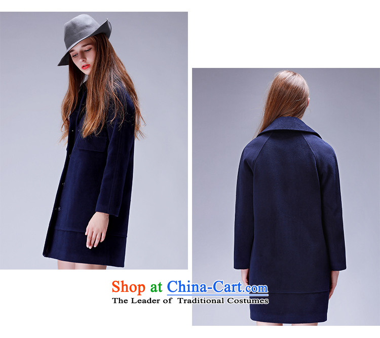 8Pak 2015 autumn and winter coats Korean version of a suit for direct barrel. Long loose hair?? shirts Western female jacket, purple L picture, prices, brand platters! The elections are supplied in the national character of distribution, so action, buy now enjoy more preferential! As soon as possible.