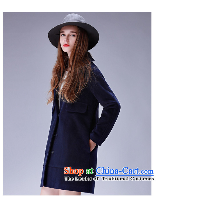 8Pak 2015 autumn and winter coats Korean version of a suit for direct barrel. Long loose hair?? shirts Western female jacket, purple L picture, prices, brand platters! The elections are supplied in the national character of distribution, so action, buy now enjoy more preferential! As soon as possible.