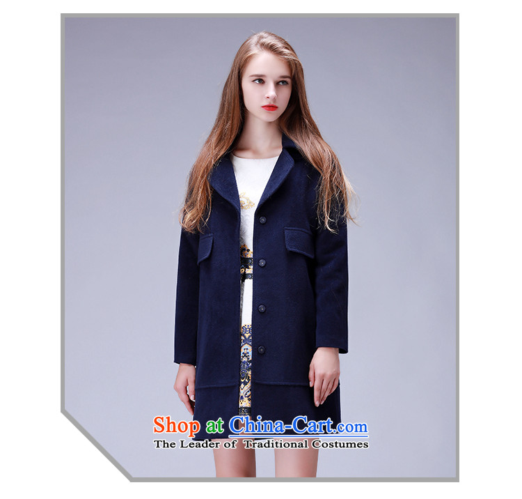 8Pak 2015 autumn and winter coats Korean version of a suit for direct barrel. Long loose hair?? shirts Western female jacket, purple L picture, prices, brand platters! The elections are supplied in the national character of distribution, so action, buy now enjoy more preferential! As soon as possible.