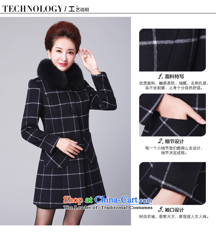 Yet the new winter 2015 湲 Fox Gross non-Cashmere wool for grid a jacket female coats that long Korean blue XXL picture, prices, brand platters! The elections are supplied in the national character of distribution, so action, buy now enjoy more preferential! As soon as possible.