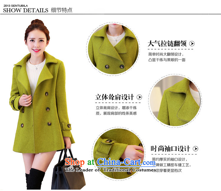 In Sau San long hair? jacket temperament cloak a wool coat jacket blue S picture, prices, brand platters! The elections are supplied in the national character of distribution, so action, buy now enjoy more preferential! As soon as possible.
