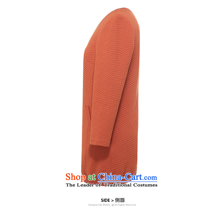 Msshe xl women 2015 new winter clothing thick MM pocket long long-sleeve sweater 11145 Thick Orange 3XL picture, prices, brand platters! The elections are supplied in the national character of distribution, so action, buy now enjoy more preferential! As soon as possible.