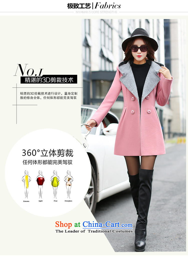 Van Gogh 倲 2015 autumn and winter new women's decoration is in gross? long double-sided jacket coat 289 Leather? pink XL Photo, prices, brand platters! The elections are supplied in the national character of distribution, so action, buy now enjoy more preferential! As soon as possible.