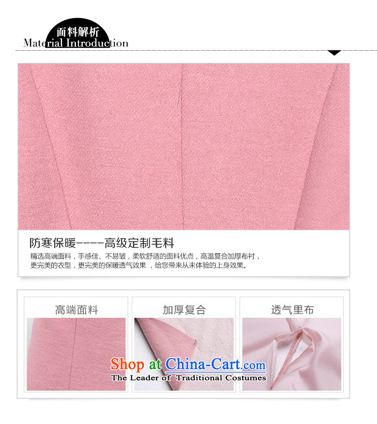 Van Gogh 倲 2015 autumn and winter new women's decoration is in gross? long double-sided jacket coat 289 Leather? pink XL Photo, prices, brand platters! The elections are supplied in the national character of distribution, so action, buy now enjoy more preferential! As soon as possible.