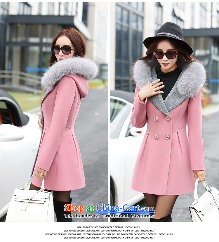 Van Gogh 倲 2015 autumn and winter new women's decoration is in gross? long double-sided jacket coat 289 Leather? pink XL Photo, prices, brand platters! The elections are supplied in the national character of distribution, so action, buy now enjoy more preferential! As soon as possible.