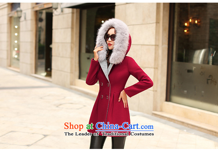 Van Gogh 倲 2015 autumn and winter new women's decoration is in gross? long double-sided jacket coat 289 Leather? pink XL Photo, prices, brand platters! The elections are supplied in the national character of distribution, so action, buy now enjoy more preferential! As soon as possible.