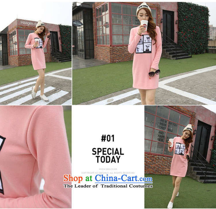 Athena Chu Isabel 2015 autumn and winter large new women's stylish cartoon picture leisure round-neck collar plus lint-free not lint-free long-sleeve sweater Cheongsams  1351 pink 3XL recommendations 130-145 catty picture, prices, brand platters! The elections are supplied in the national character of distribution, so action, buy now enjoy more preferential! As soon as possible.