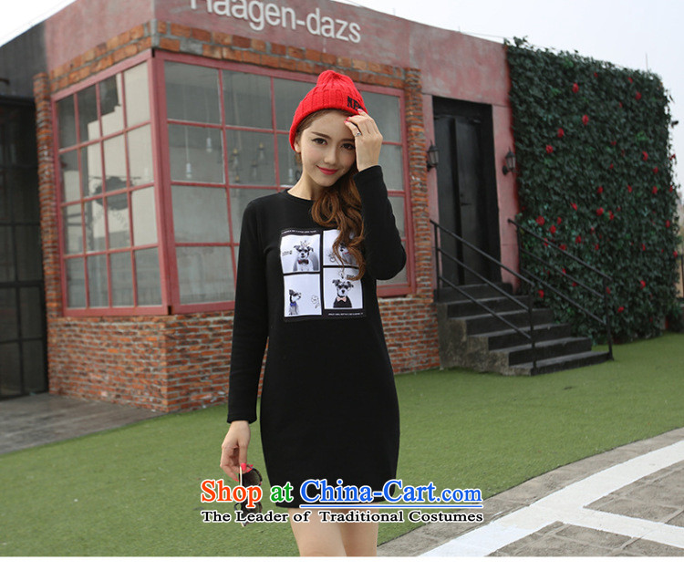Athena Chu Isabel 2015 autumn and winter large new women's stylish cartoon picture leisure round-neck collar plus lint-free not lint-free long-sleeve sweater Cheongsams  1351 pink 3XL recommendations 130-145 catty picture, prices, brand platters! The elections are supplied in the national character of distribution, so action, buy now enjoy more preferential! As soon as possible.