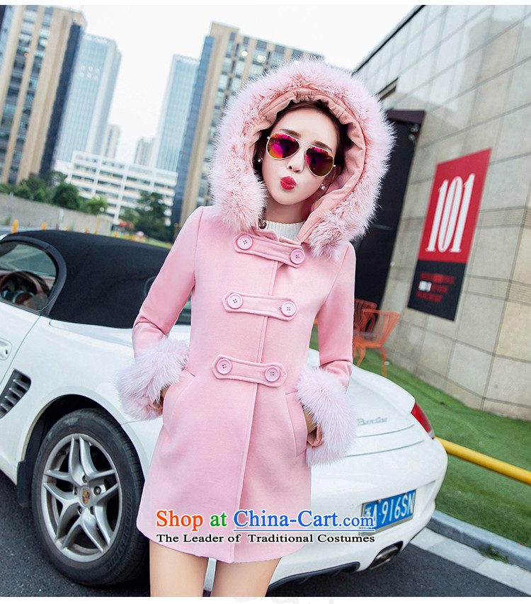 Recalling that the 2015 Autumn and Winter North drift-new Korean women's stylish and simple gross butted? long hair with students with long-sleeved cap a wool coat women 1683 2,005 M picture, prices, brand platters! The elections are supplied in the national character of distribution, so action, buy now enjoy more preferential! As soon as possible.