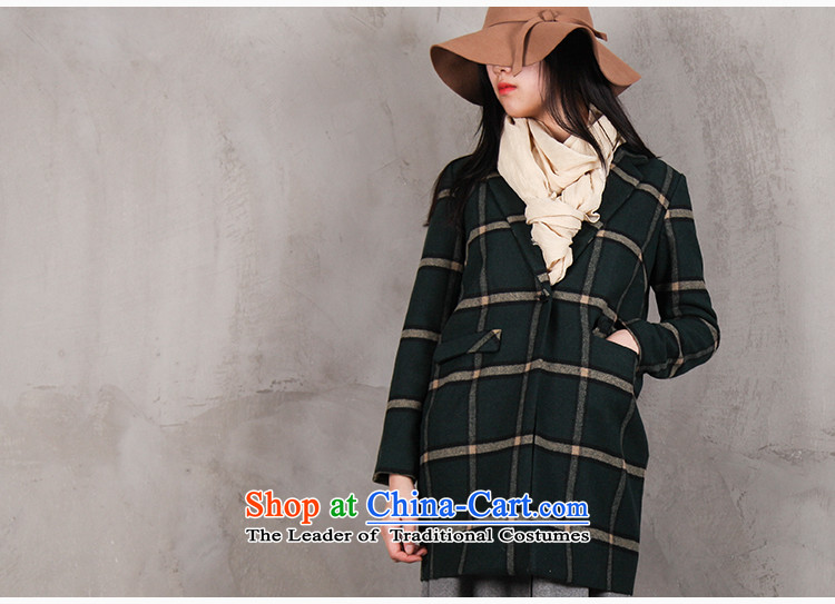 Momotake 249/ West 2015 winter new products to a compartment straight long a wool coat gross? female T4453 jacket for the Green Grid M picture, prices, brand platters! The elections are supplied in the national character of distribution, so action, buy now enjoy more preferential! As soon as possible.