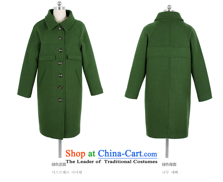 Korea has the Korean version of the Dag Hammarskjöld yi 2015 winter clothing new products with stylish youth Sau San video in the stitching thin long hair DL4571 Restaurant Green Jacket? M picture, prices, brand platters! The elections are supplied in the national character of distribution, so action, buy now enjoy more preferential! As soon as possible.