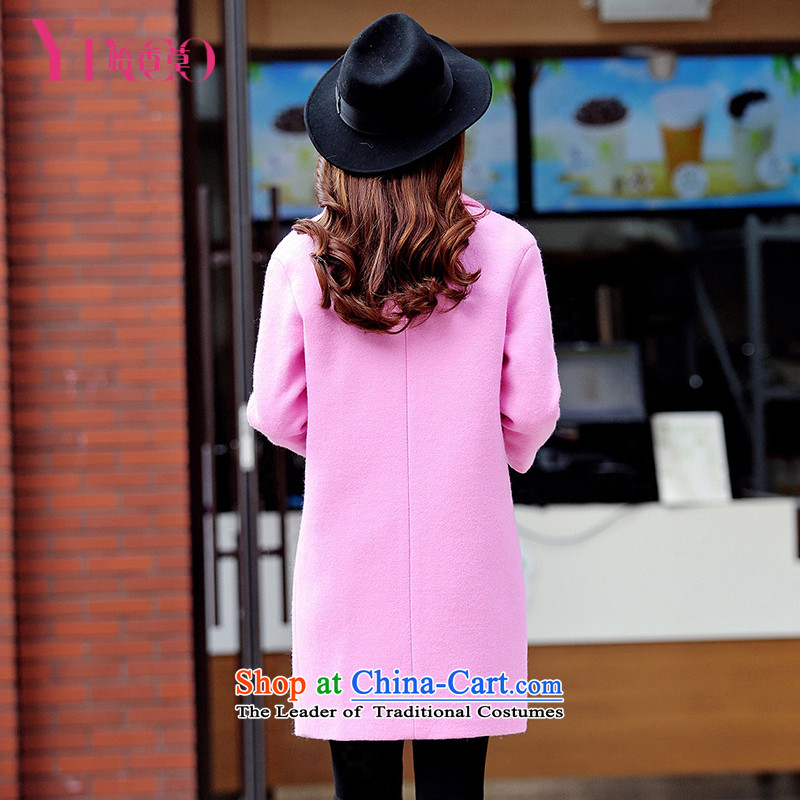 Selina Chow herbs 2015 winter clothing new Women's jacket? gross pink small wind jacket in Hong Sau San long double-coats large Sau San? jacket Korean Thick Red M, Selina Chow of herbs , , , shopping on the Internet