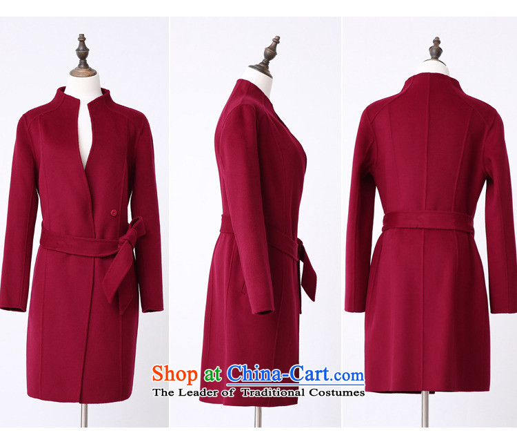 Last order Mock-neck Foutune of double-sided cashmere overcoat girl in the long winter navy L picture, prices, brand platters! The elections are supplied in the national character of distribution, so action, buy now enjoy more preferential! As soon as possible.