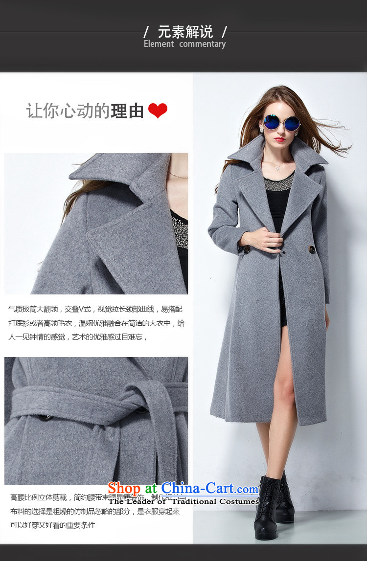 Youth Yi So wool a wool coat girl in long winter 2015 new ultra high-end of the women's gross female blue jacket? L picture, prices, brand platters! The elections are supplied in the national character of distribution, so action, buy now enjoy more preferential! As soon as possible.