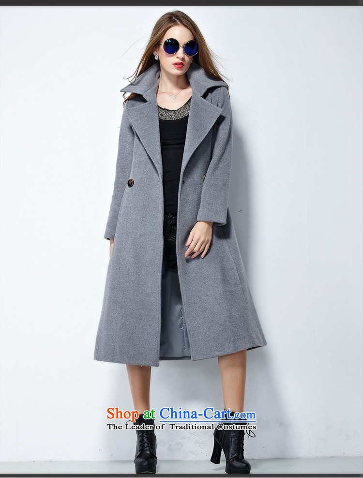 Youth Yi So wool a wool coat girl in long winter 2015 new ultra high-end of the women's gross female blue jacket? L picture, prices, brand platters! The elections are supplied in the national character of distribution, so action, buy now enjoy more preferential! As soon as possible.