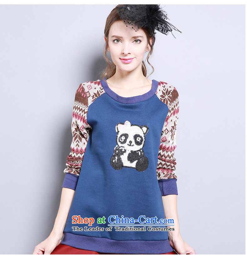 Shani flower of thick mm knitwear larger women fall new add lint-free warm to increase long-sleeved T-shirt sweater autumn and winter 13294 Red 6XL picture, prices, brand platters! The elections are supplied in the national character of distribution, so action, buy now enjoy more preferential! As soon as possible.