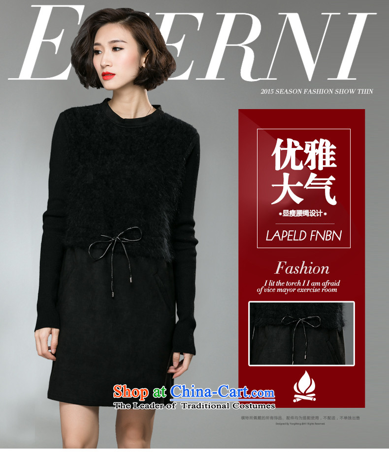 The Eternal-soo to xl women's dresses 2015 Fall/Winter Collections of new products and expertise of western sister mm thin, video winter skirt wear long-sleeved gray skirt 3XL picture, prices, brand platters! The elections are supplied in the national character of distribution, so action, buy now enjoy more preferential! As soon as possible.