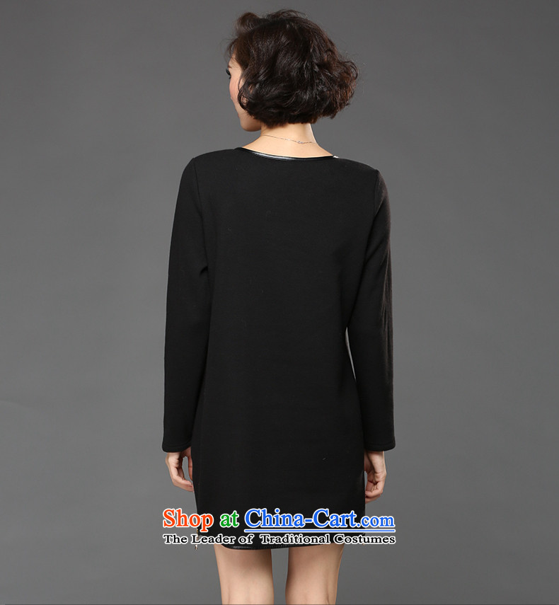 The Eternal-soo to xl women's dresses thick sister 2015 Fall/Winter Collections of new products in mm thick long tee shirt long-sleeved Europe forming the dresses black 4XL Photo, prices, brand platters! The elections are supplied in the national character of distribution, so action, buy now enjoy more preferential! As soon as possible.