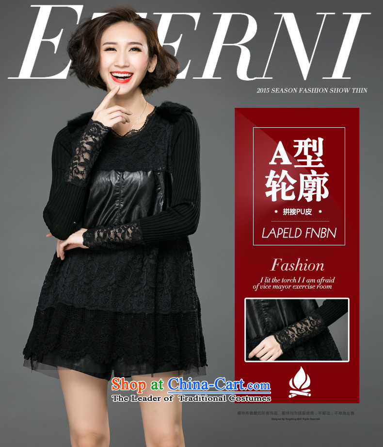 The Eternal-soo to xl women forming the lace shirt T-shirt thick mm sister 2015 Fall/Winter Collections of new products, Hin thin, thick Korean version of a black long-sleeved T-shirt shirt 3XL picture, prices, brand platters! The elections are supplied in the national character of distribution, so action, buy now enjoy more preferential! As soon as possible.