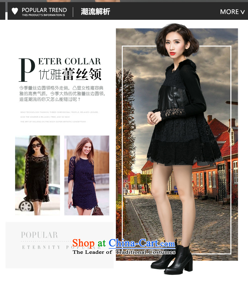 The Eternal-soo to xl women forming the lace shirt T-shirt thick mm sister 2015 Fall/Winter Collections of new products, Hin thin, thick Korean version of a black long-sleeved T-shirt shirt 3XL picture, prices, brand platters! The elections are supplied in the national character of distribution, so action, buy now enjoy more preferential! As soon as possible.
