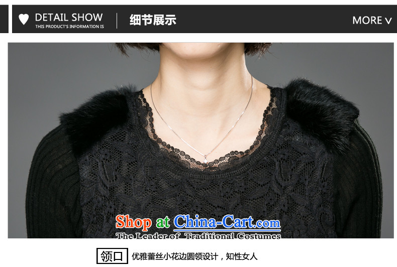 The Eternal-soo to xl women forming the lace shirt T-shirt thick mm sister 2015 Fall/Winter Collections of new products, Hin thin, thick Korean version of a black long-sleeved T-shirt shirt 3XL picture, prices, brand platters! The elections are supplied in the national character of distribution, so action, buy now enjoy more preferential! As soon as possible.