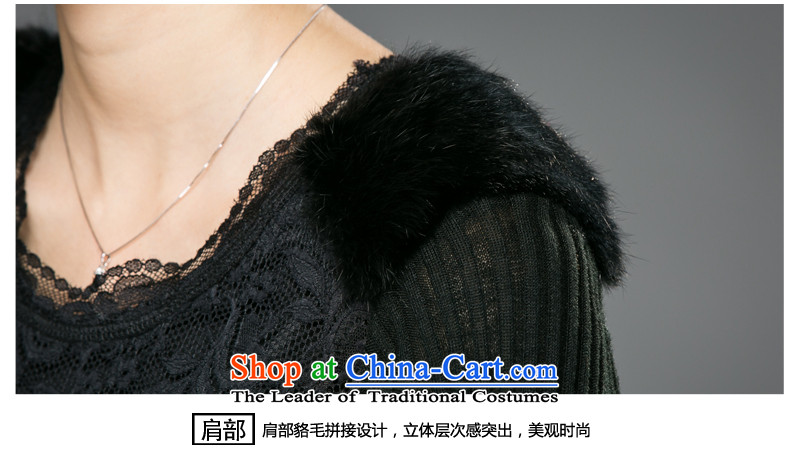 The Eternal-soo to xl women forming the lace shirt T-shirt thick mm sister 2015 Fall/Winter Collections of new products, Hin thin, thick Korean version of a black long-sleeved T-shirt shirt 3XL picture, prices, brand platters! The elections are supplied in the national character of distribution, so action, buy now enjoy more preferential! As soon as possible.