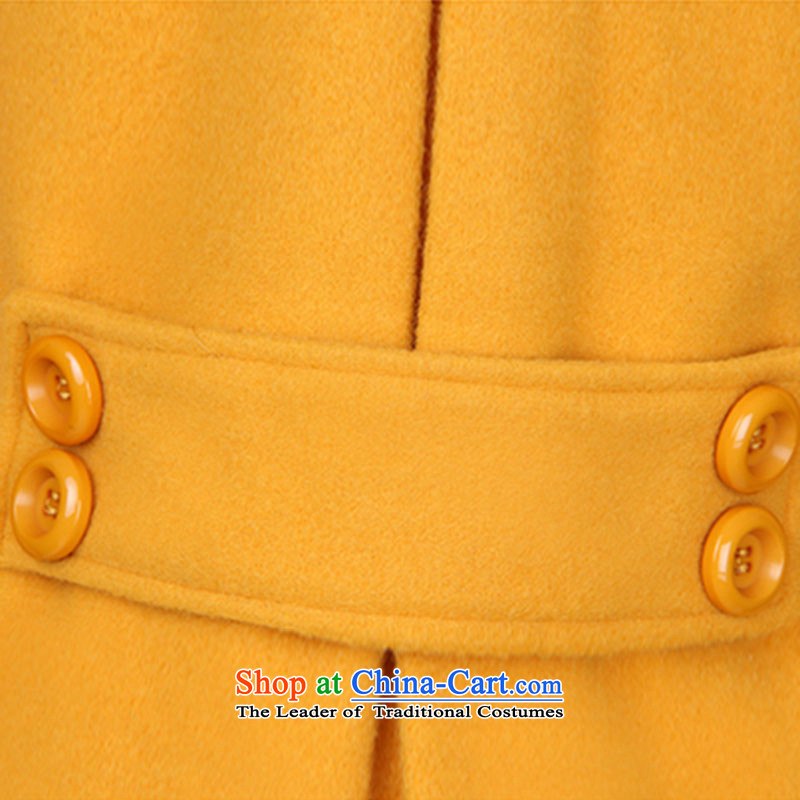 The nest products 2015 winter new coats in gross? long large Korean jacket yellow XXL, nest products , , , shopping on the Internet