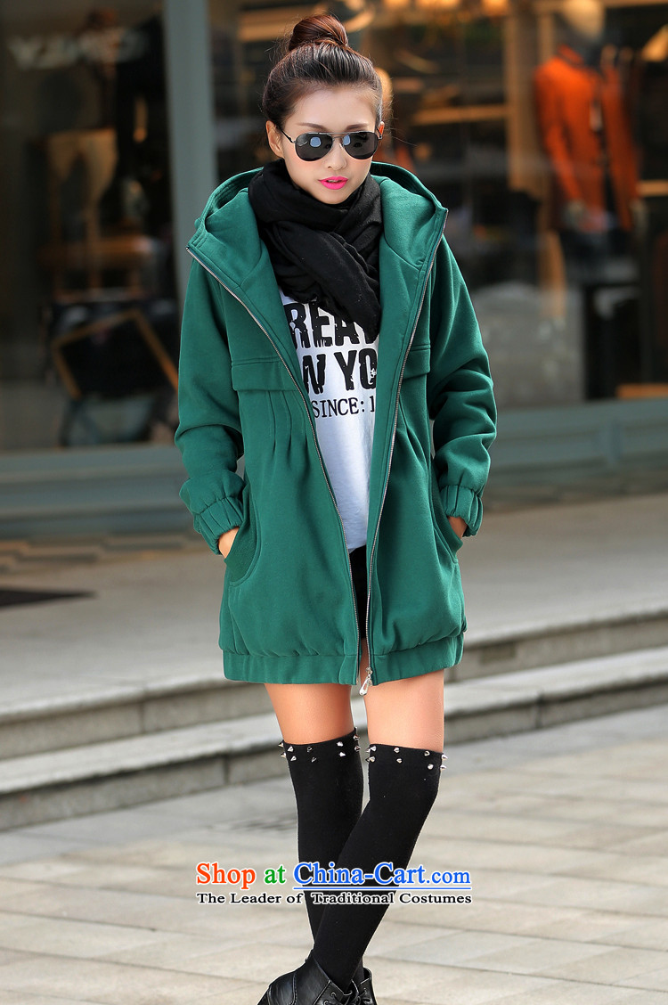 Morning to 2015 autumn and winter new to increase female Korean version of code is a thick jacket Sau San Fat MM stylish video warm thin red sweater XL( recommendations 120-135 catty) Picture, prices, brand platters! The elections are supplied in the national character of distribution, so action, buy now enjoy more preferential! As soon as possible.