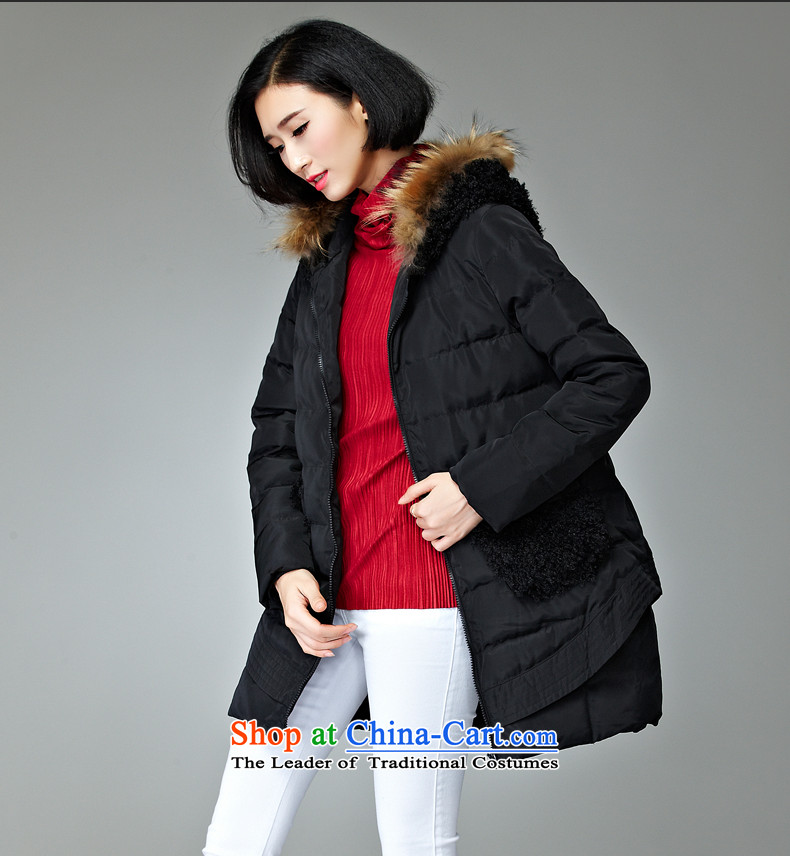 The Eternal Soo-To increase the number of women serving on cotton jacket, Hin in thin long Korean version 2015 winter clothing new product expertise for gross cotton-MM sister autumn and winter coats black 3XL picture, prices, brand platters! The elections are supplied in the national character of distribution, so action, buy now enjoy more preferential! As soon as possible.