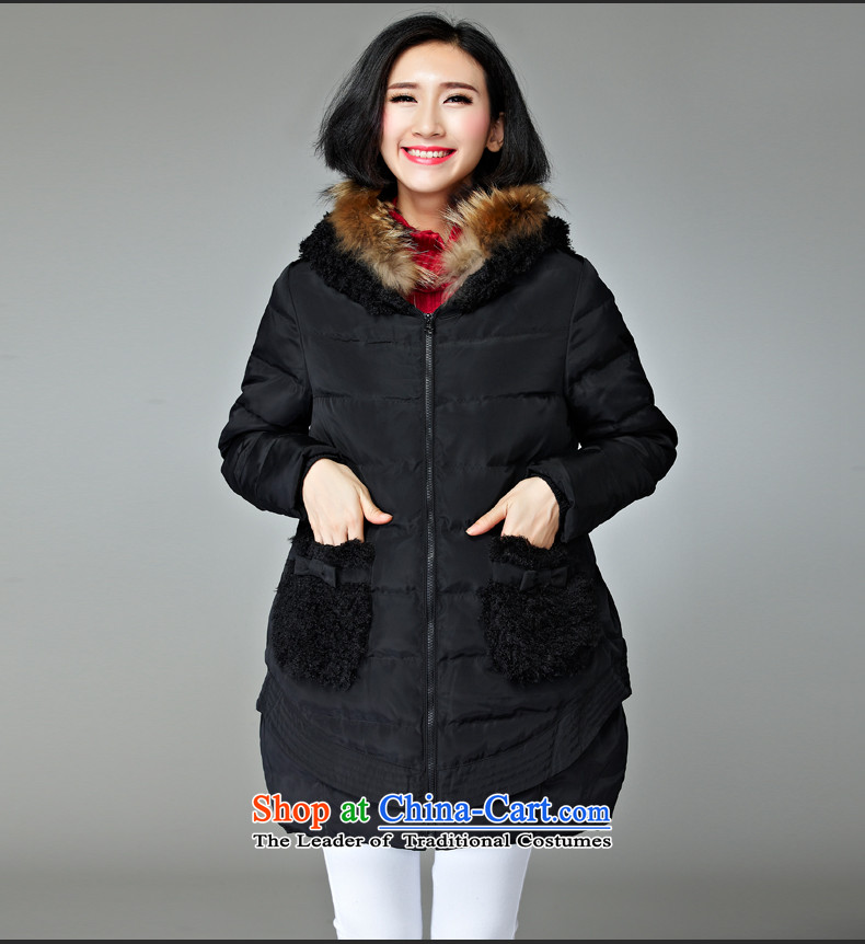 The Eternal Soo-To increase the number of women serving on cotton jacket, Hin in thin long Korean version 2015 winter clothing new product expertise for gross cotton-MM sister autumn and winter coats black 3XL picture, prices, brand platters! The elections are supplied in the national character of distribution, so action, buy now enjoy more preferential! As soon as possible.