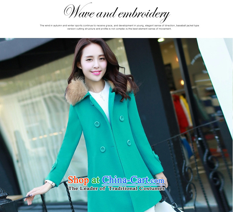 Recalling that the 2015 Winter North drift-new Korean version of Sau San? In gross jacket long double-for long-sleeved a gross coats female L0116 TURMERIC XL Photo, prices, brand platters! The elections are supplied in the national character of distribution, so action, buy now enjoy more preferential! As soon as possible.