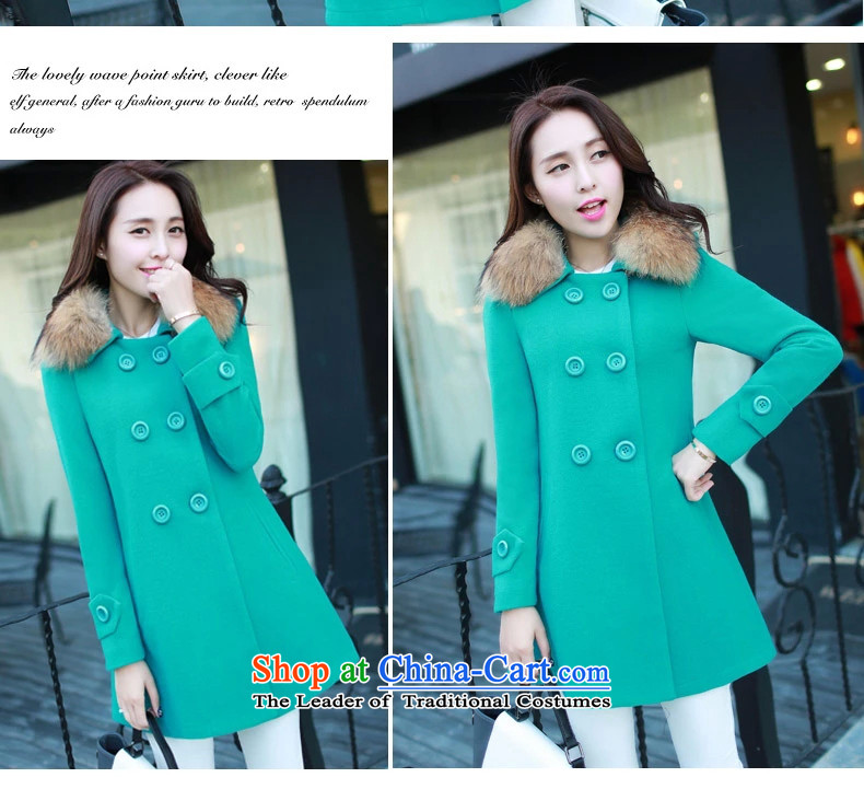 Recalling that the 2015 Winter North drift-new Korean version of Sau San? In gross jacket long double-for long-sleeved a gross coats female L0116 TURMERIC XL Photo, prices, brand platters! The elections are supplied in the national character of distribution, so action, buy now enjoy more preferential! As soon as possible.