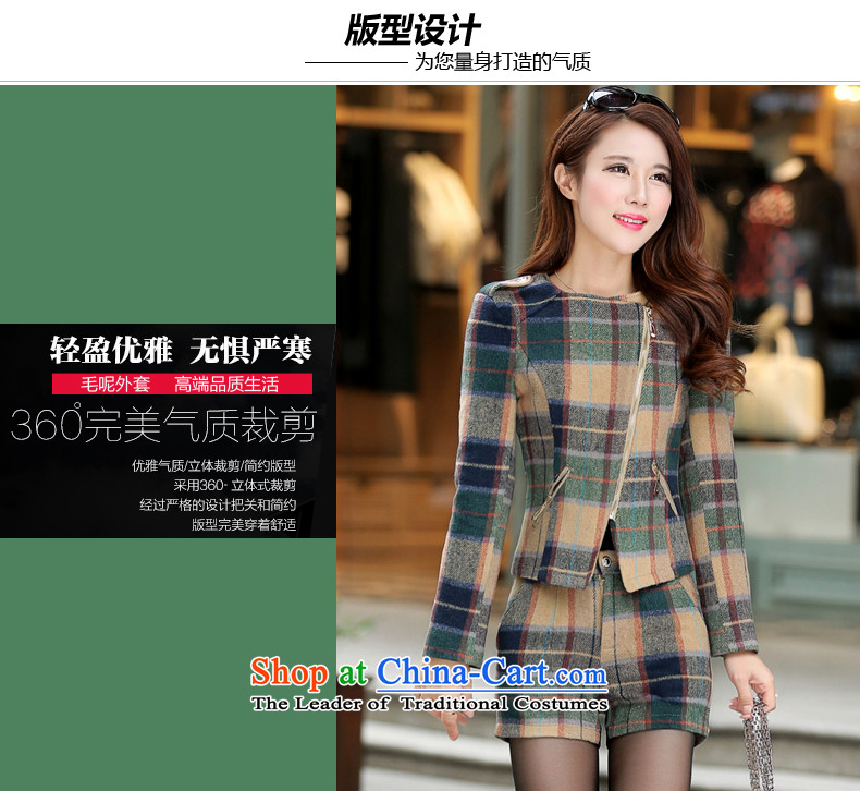  The Korean version of the short period of aimoonsa gross? jacket leisure wears the autumn and winter new a wool coat jacket female zipper gross kit green overcoat? XL Photo, prices, brand platters! The elections are supplied in the national character of distribution, so action, buy now enjoy more preferential! As soon as possible.
