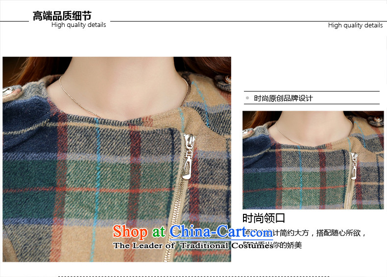  The Korean version of the short period of aimoonsa gross? jacket leisure wears the autumn and winter new a wool coat jacket female zipper gross kit green overcoat? XL Photo, prices, brand platters! The elections are supplied in the national character of distribution, so action, buy now enjoy more preferential! As soon as possible.