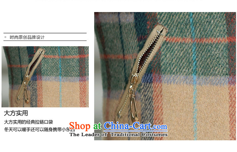  The Korean version of the short period of aimoonsa gross? jacket leisure wears the autumn and winter new a wool coat jacket female zipper gross kit green overcoat? XL Photo, prices, brand platters! The elections are supplied in the national character of distribution, so action, buy now enjoy more preferential! As soon as possible.