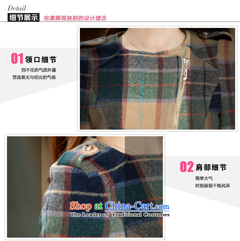 The Korean version of the short period of aimoonsa gross? jacket leisure wears the autumn and winter new a wool coat jacket female zipper gross kit green overcoat? XL Photo, prices, brand platters! The elections are supplied in the national character of distribution, so action, buy now enjoy more preferential! As soon as possible.