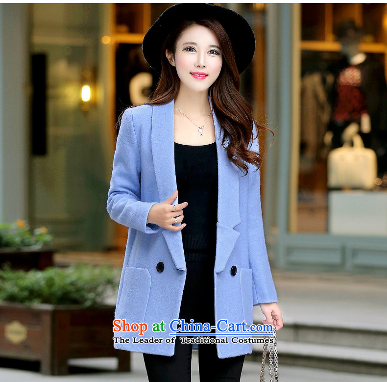 Western Wind fashion, long hair? female gross so Coat jacket new 2015 women Fall/Winter Collections long temperament a wool coat Korea women s gray thick photo, prices, brand platters! The elections are supplied in the national character of distribution, so action, buy now enjoy more preferential! As soon as possible.