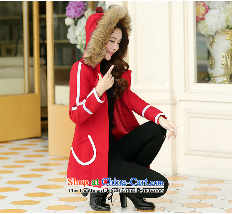 The new cloak? jacket women's gross in long Korean autumn and winter load relaxd stylish a wool coat cap for Gross Gross coats female gray? XXL picture, prices, brand platters! The elections are supplied in the national character of distribution, so action, buy now enjoy more preferential! As soon as possible.