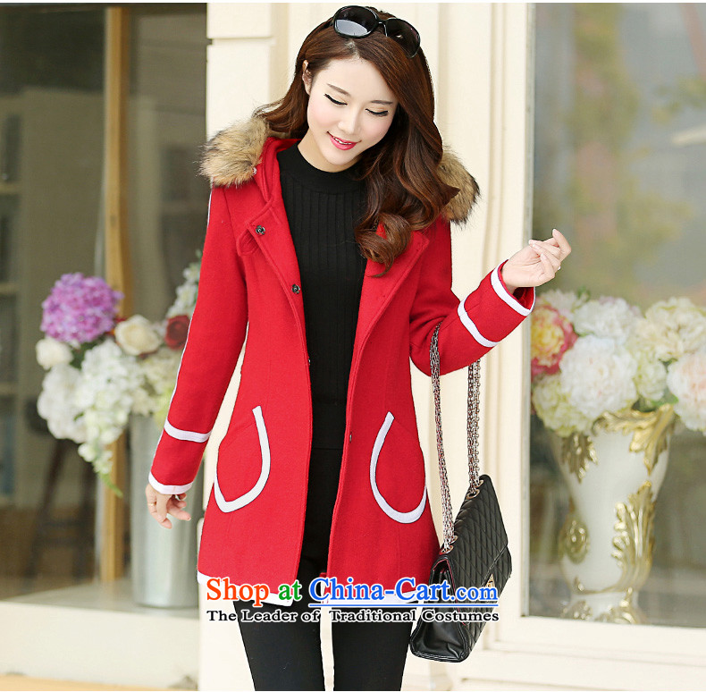 The new cloak? jacket women's gross in long Korean autumn and winter load relaxd stylish a wool coat cap for Gross Gross coats female gray? XXL picture, prices, brand platters! The elections are supplied in the national character of distribution, so action, buy now enjoy more preferential! As soon as possible.