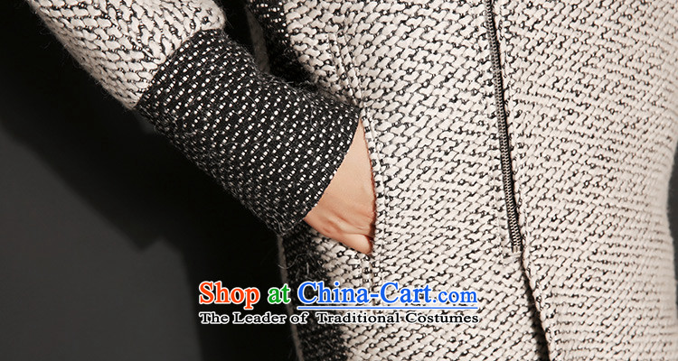7 2015 New winter Princess Returning Pearl stitching lapel a zipper flap? coats female Gray L picture, prices, brand platters! The elections are supplied in the national character of distribution, so action, buy now enjoy more preferential! As soon as possible.
