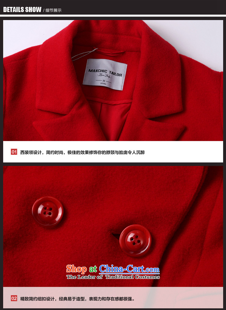 The elections of the same health maxchic stars Marguerite Hsichih 2015 winter minimalist in long suit for a deduction of wool coat? 21282 trend red S picture, prices, brand platters! The elections are supplied in the national character of distribution, so action, buy now enjoy more preferential! As soon as possible.