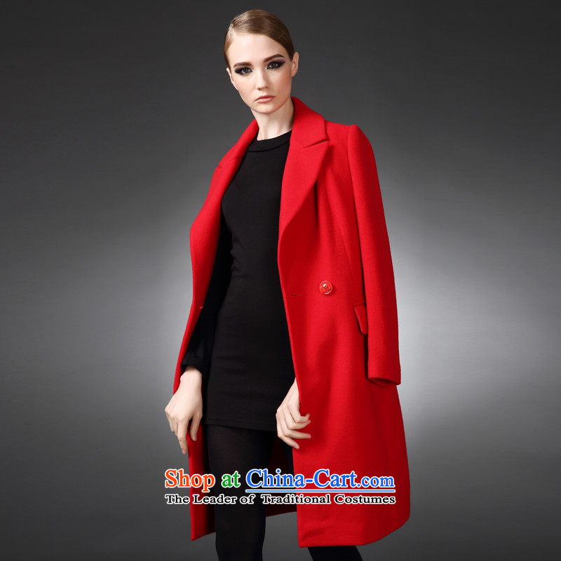 The elections of the same health maxchic stars Marguerite Hsichih 2015 winter minimalist in long suit for a deduction of wool coat? 21282 trend red S, Princess (maxchic Hsichih shopping on the Internet has been pressed.)