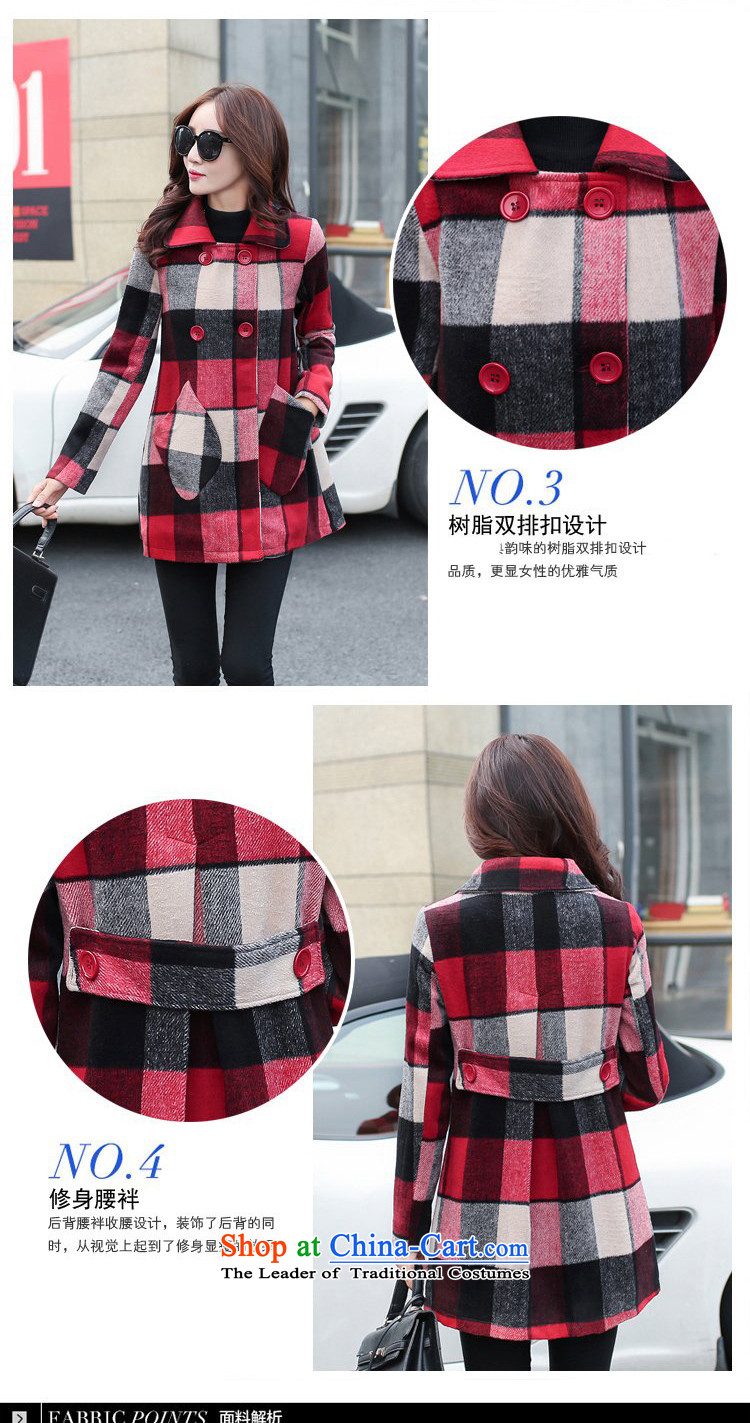 Extreme yuan by 2015 autumn and winter new Korean version of a wool coat, double-checked gross? female 6,526 red jacket XL Photo, prices, brand platters! The elections are supplied in the national character of distribution, so action, buy now enjoy more preferential! As soon as possible.