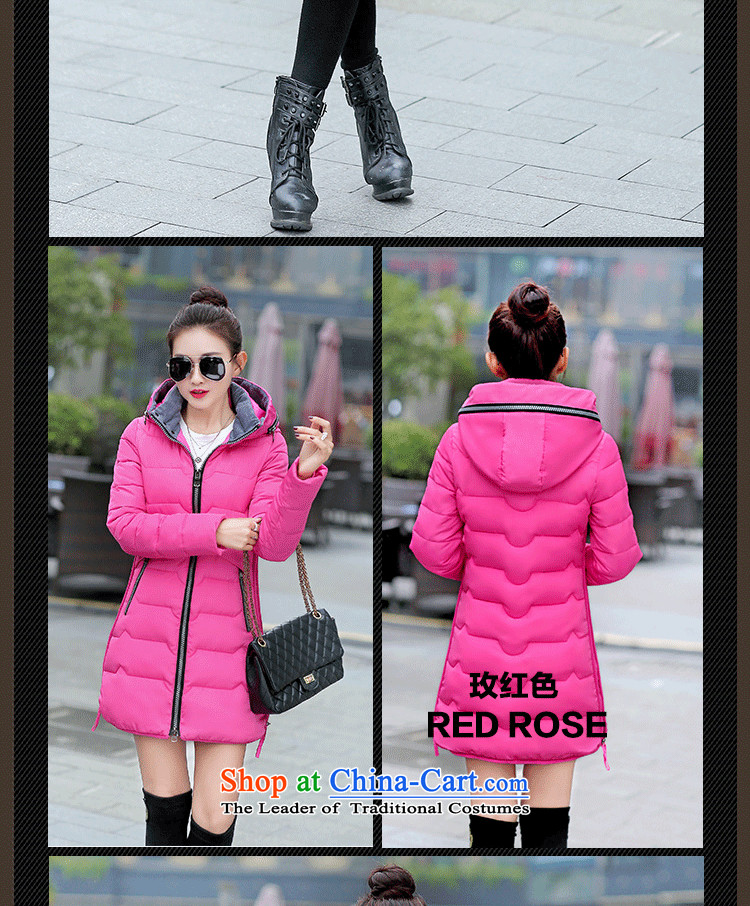 Spray gel 2015 Winter 朶 new to increase the number of women in down long thick cotton 200 catties thick MM video thin cap Sau San cotton coat jacket 4XL Photo Black, prices, brand platters! The elections are supplied in the national character of distribution, so action, buy now enjoy more preferential! As soon as possible.