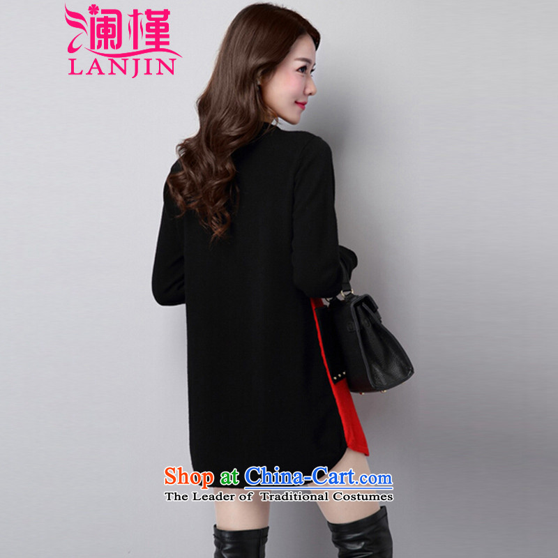 The world's largest code 2015 Autumn and Winter Female to intensify the new mm thick Knitted Shirt, long-sleeved clothes loose video, forming the basis of thin red M, 2146 sweater world Geun , , , shopping on the Internet